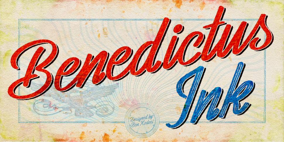 Unique Fonts by Ben Hodosi